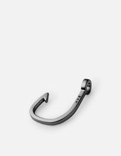 Load image into Gallery viewer, Hook Shark, Matte Black Rhodium