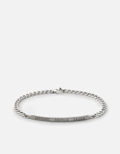 Load image into Gallery viewer, ID Chain Bracelet, Matte Sterling Silver