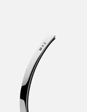 Load image into Gallery viewer, Ridge Cuff, Sterling Silver/Black