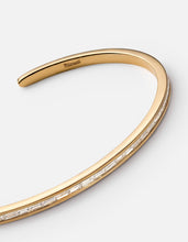 Load image into Gallery viewer, Set Cuff, 14k Gold Baguette Pavé