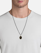 Load image into Gallery viewer, Palm Tree Necklace, Gold/Black