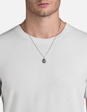 Load image into Gallery viewer, Faceless King Necklace, Sterling Silver/Gray