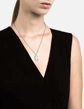 Load image into Gallery viewer, Poppy Frame Necklace, Sterling Silver