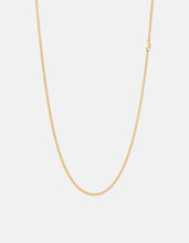 Load image into Gallery viewer, 2mm Cuban Chain Necklace, Gold
