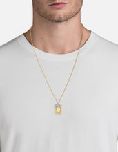 Load image into Gallery viewer, Frame Necklace, 14k Gold/Sterling Silver