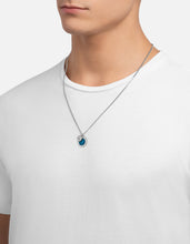 Load image into Gallery viewer, Saint Christopher Surf Necklace, Sterling Silver/Enamel
