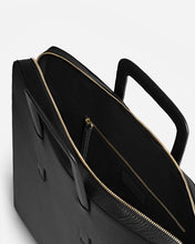 Load image into Gallery viewer, Slim Briefcase, Textured Black