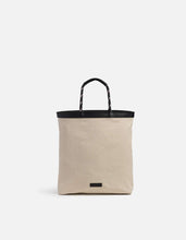 Load image into Gallery viewer, Beach Tote, Black/Off-White