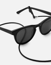 Load image into Gallery viewer, Nexus Braided Leather Sunglass Cord, Sterling Silver
