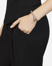 Load image into Gallery viewer, Screw Cuff, Rose/Silver Bar
