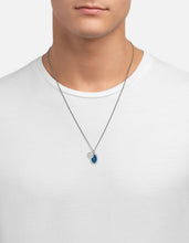 Load image into Gallery viewer, Fortuna Necklace, Sterling Silver/Blue
