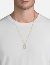 Load image into Gallery viewer, Bird Frame Necklace, Sterling Silver/Gold
