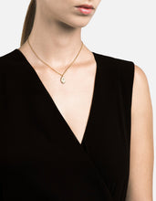 Load image into Gallery viewer, Mini Palm Necklace, Gold Vermeil/Off-White
