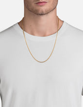 Load image into Gallery viewer, 3mm Cuban Chain Necklace, Gold
