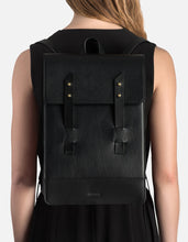 Load image into Gallery viewer, Mini Harbour Rucksack, Textured Black
