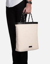 Load image into Gallery viewer, Beach Tote, Black/Off-White
